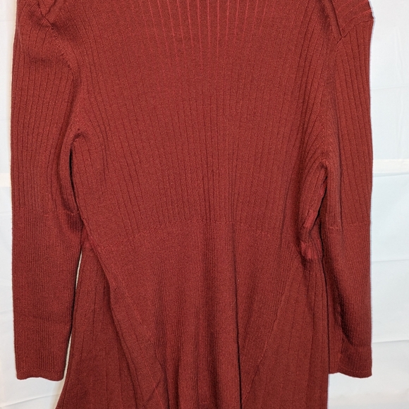 Alex Marie Rust Color Cardigan Sweater Size XL - Picture 3 of 9